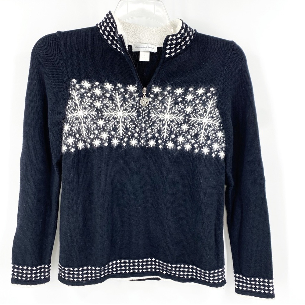 Christopher & Banks snowflake sweater